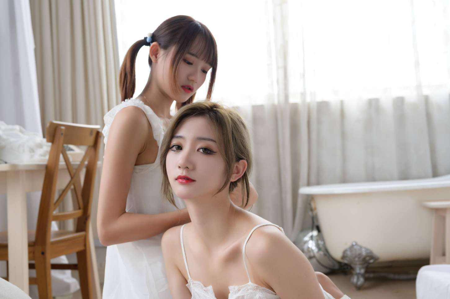 图片[4]-【免费】弹尤克里里的双马尾齐刘海女孩【35P】20024-婷美图