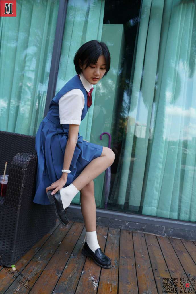 图片[6]-一副学生模样的短发姑娘【112P】20023-婷美图
