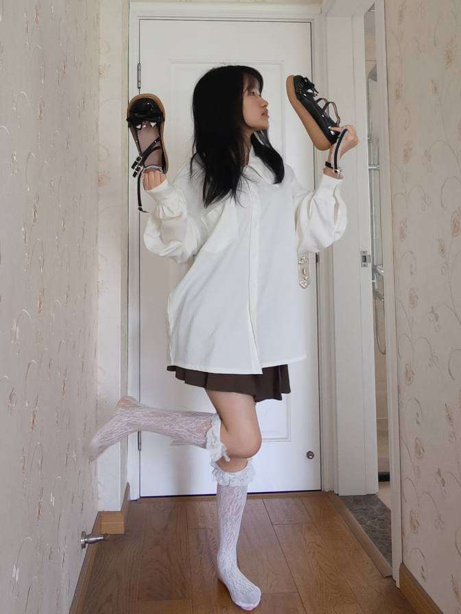图片[3]-百褶裙可爱又大方的小姑娘【122P】20002-婷美图