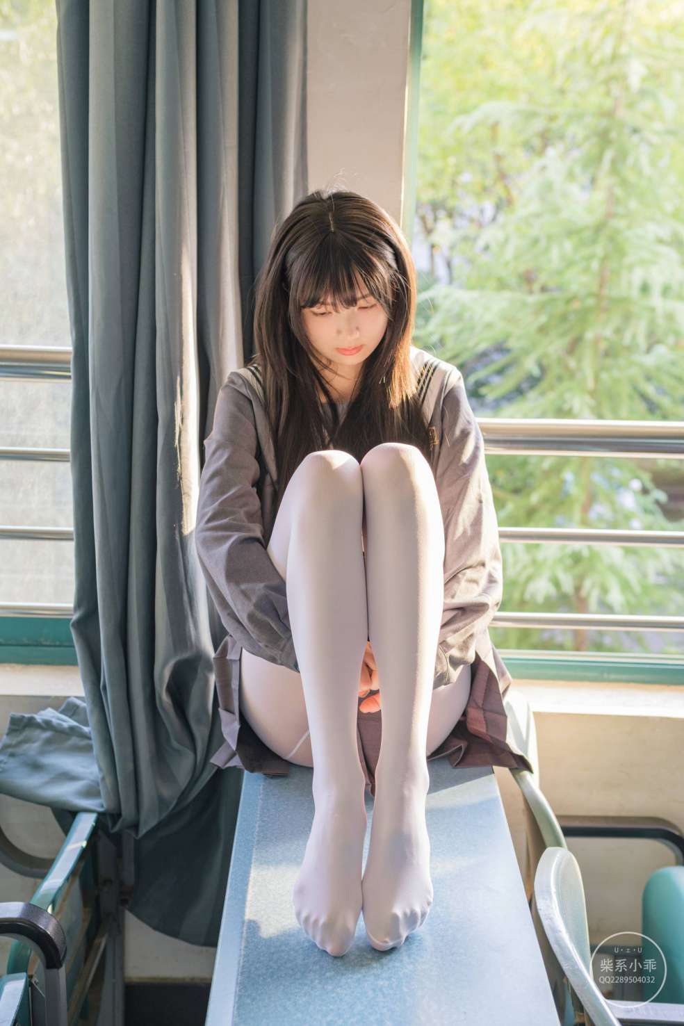 图片[1]-白丝清纯少女真的太可爱了【60P】20001-婷美图