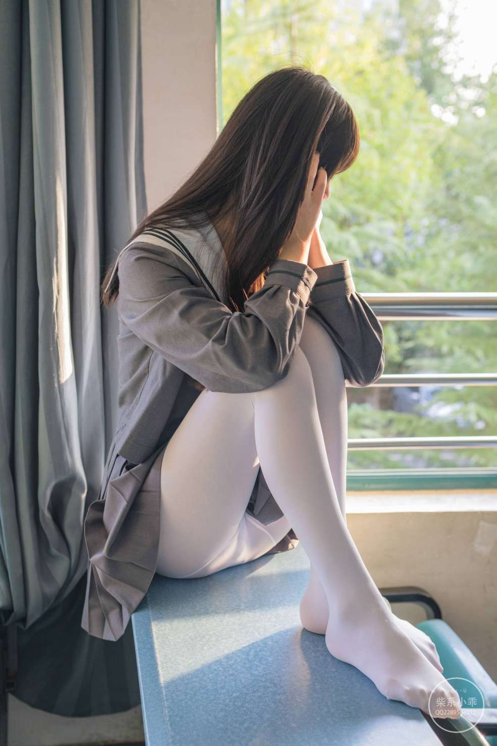 图片[4]-白丝清纯少女真的太可爱了【60P】20001-婷美图