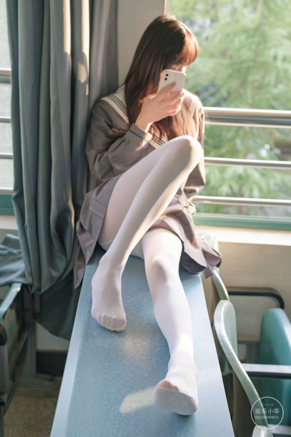 图片[6]-白丝清纯少女真的太可爱了【60P】20001-婷美图