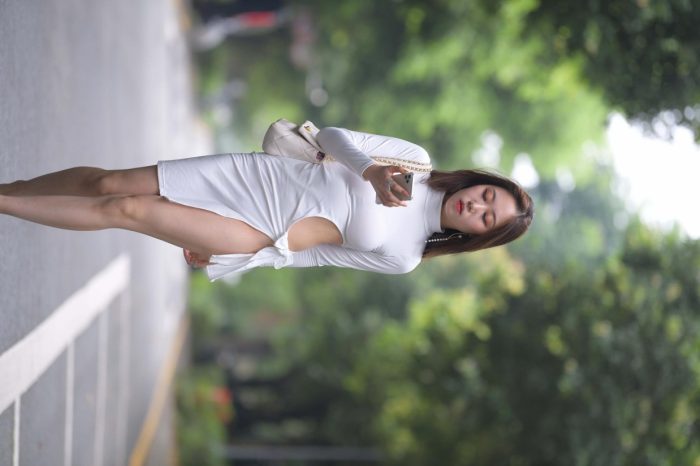 非常精致的侧边裙姑娘，忒好看了！【299P】00017-婷美图