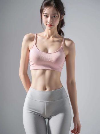 图片[13]-AI瑜伽裤清纯妹子系列图-婷美图