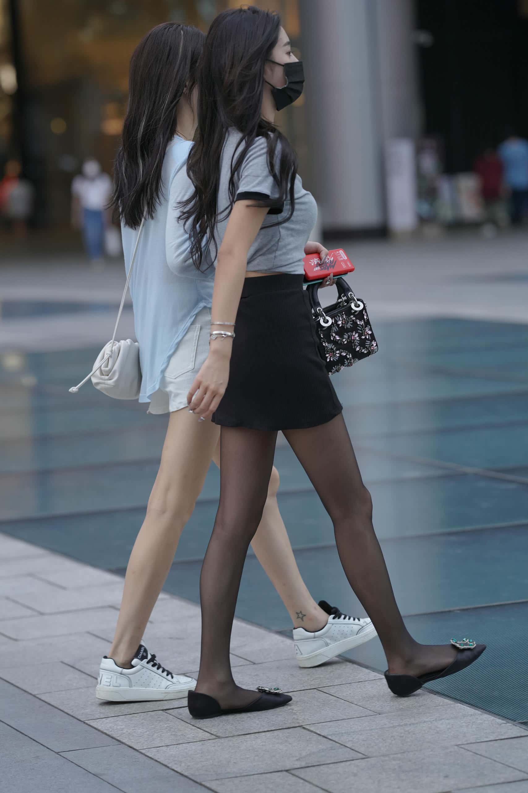 图片[3]-漂亮的黑丝美女-婷美图